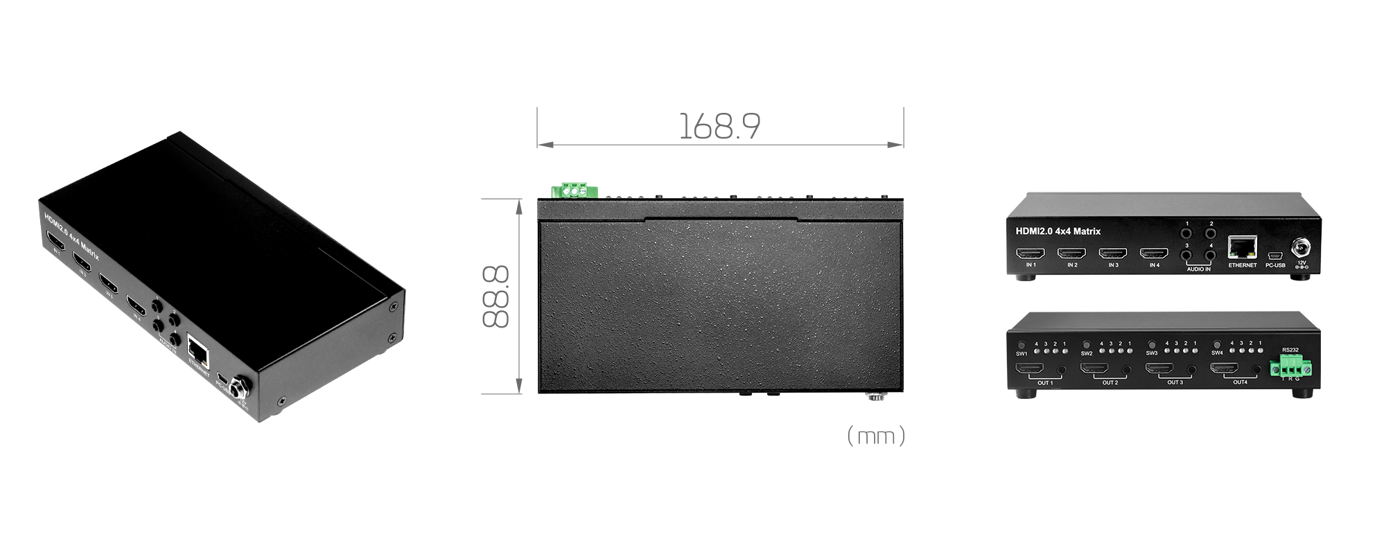 HDMI2.0 4×4 Matrix