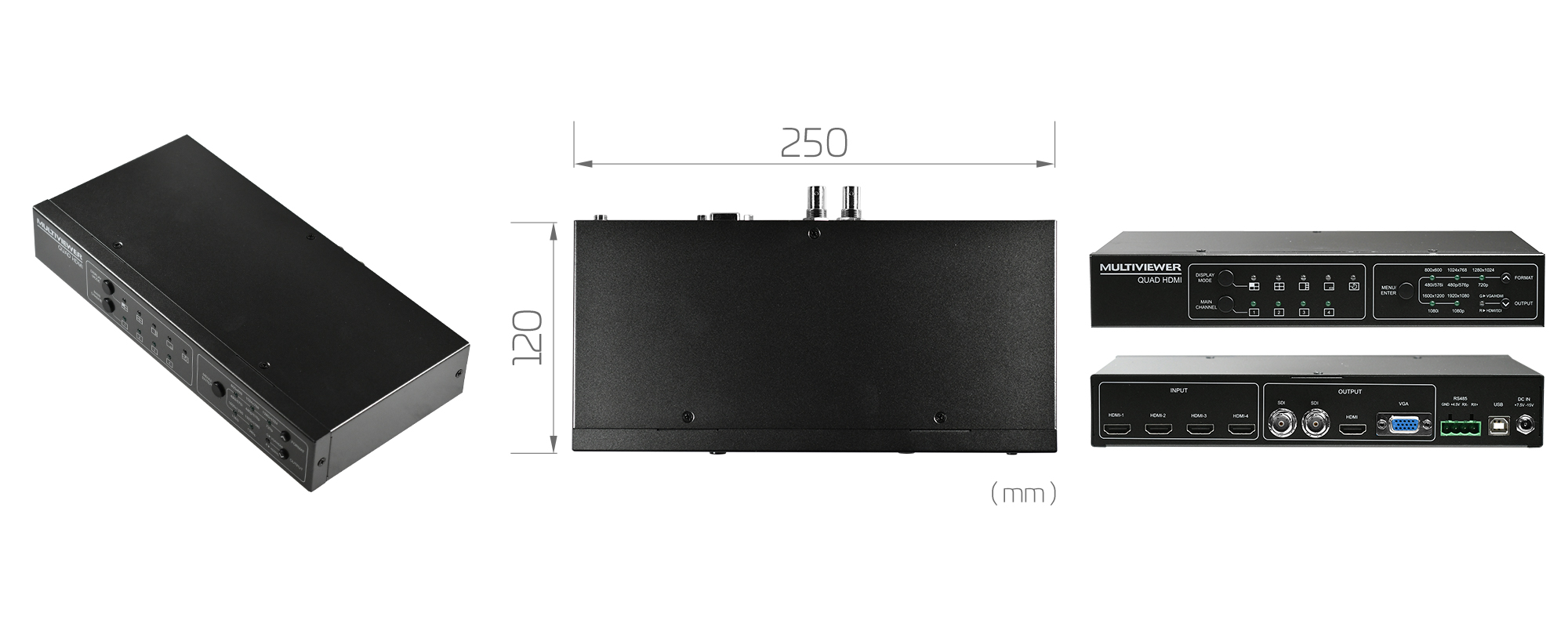 Multiviewer QUAD HDMI