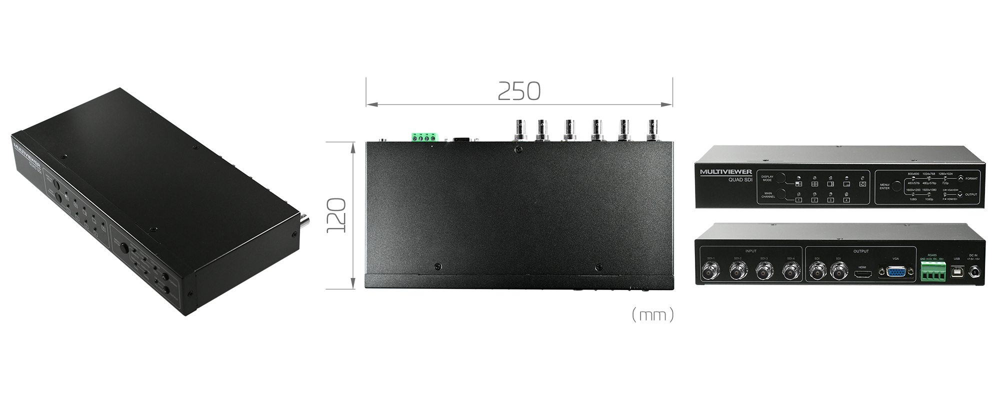 Multiviewer QUAD SDI