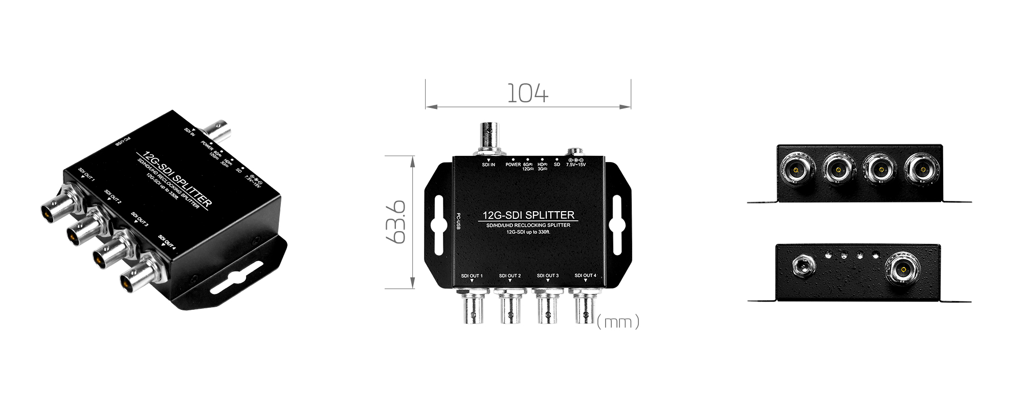 12G-SDI Splitter