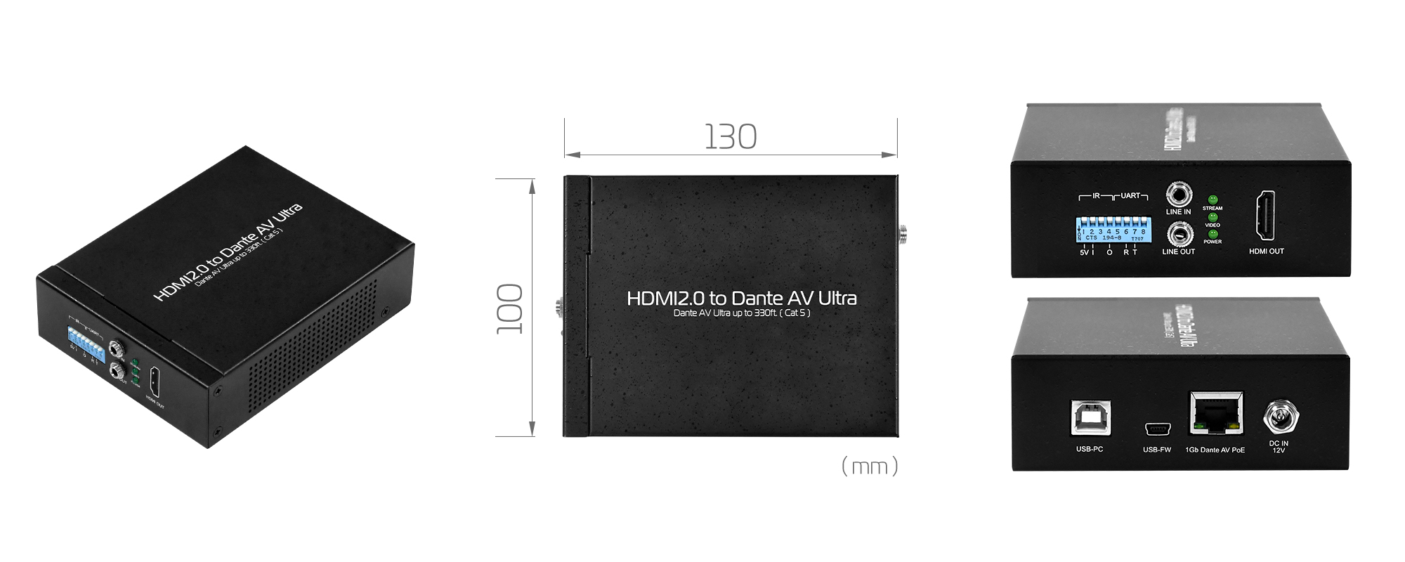 HDMI2.0 to Dante AV Ultra