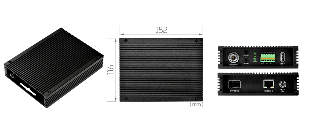 SDVoE to 12G-SDI-F